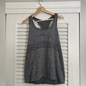 Lululemons size 12 grey swiftly tech tank top